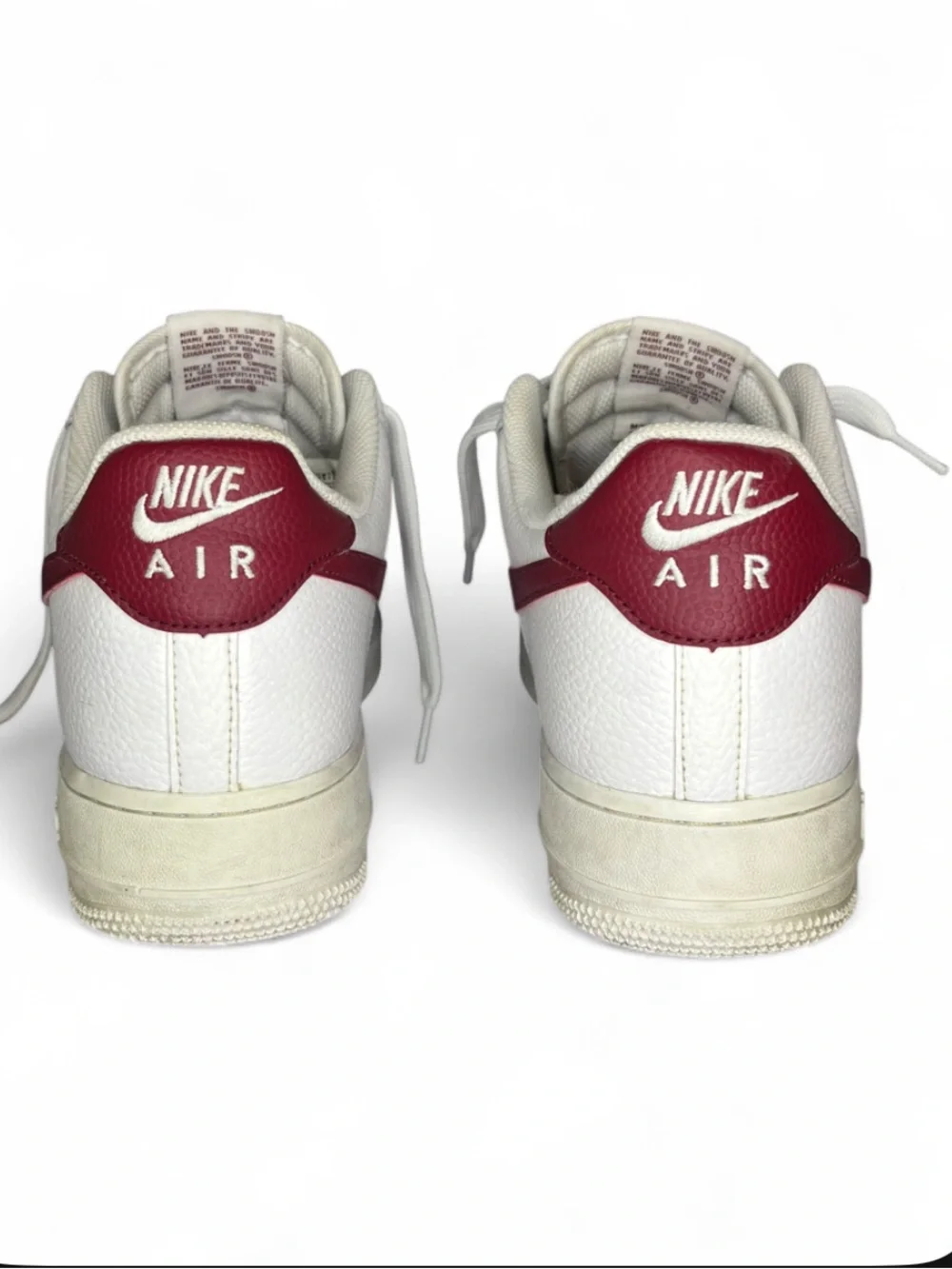 NIKE Men's Air Force 1 '07 LV8 White Night Maroon Shoes Size 14 CZ0326-100_6
